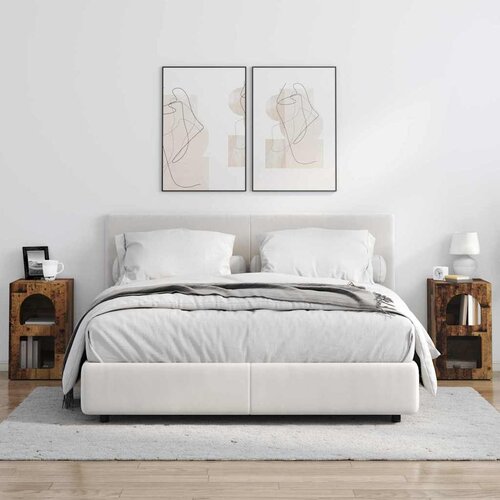  Noćni ormarić 2 pcs Staro drvo 29,5 x 33,5 x 50 cm Slike