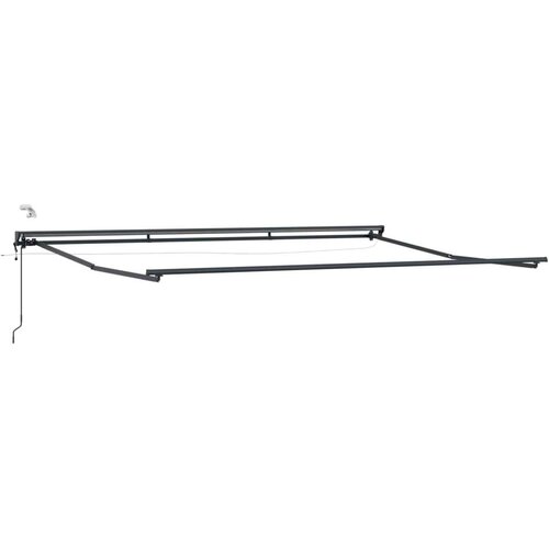  Električna nadstre&scaron;nica s profili LED Antracit 5 x 3 m Aluminij, (5000207284) Cene