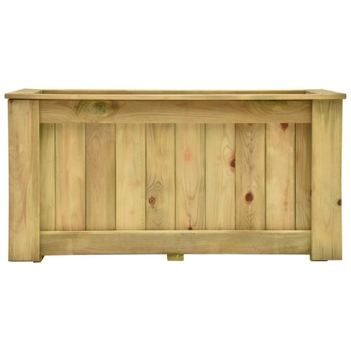 Maison Chic Dvignjeno Cvetlično korito - Cvetlični Lonec 100x50x50 cm impregnirana borovina, (21790349) Cene