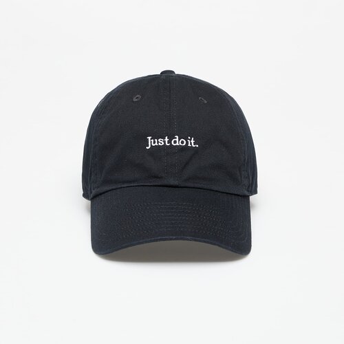 Nike Club Unstructured Just Do It Cap Black/ White Cene