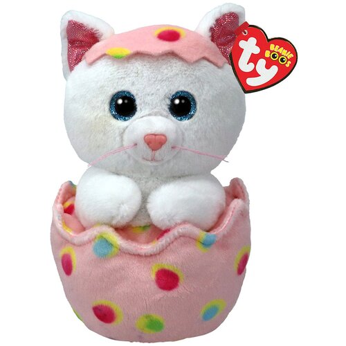 Ty Boos GIGGLES muca v velikonočnem jajcu, 15 cm Slike