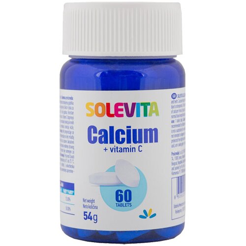 SOLEVITA calcium+vitamin c 60 tableta Cene