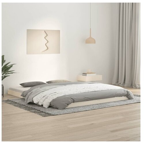  Za krevet bijeli 160x200 cm od masivne borovine Cijene
