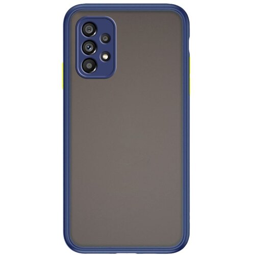 Onasi silikonski ovitek s trdim zadnjim delom za samsung galaxy A23 - moder Cene