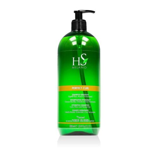 HS MILANO Perfect Curl Hydrating Shampoo 1000 ml &amp;scaron;ampon skodrani lasje valoviti lasje unisex Slike