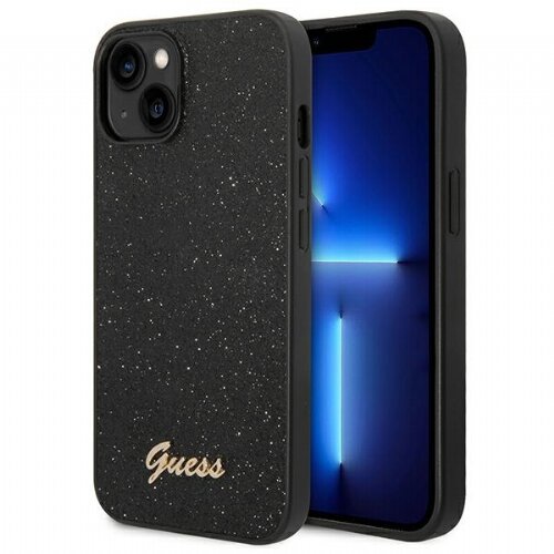 Guess gUHCP14SHGGSHK ovitek za iPhone 14 6.1 - črn z bleščicami Cene