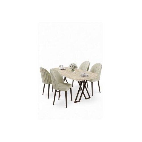 Hanah home Trpezarijski set, 5 dijelova, svijetlozelena Cijene