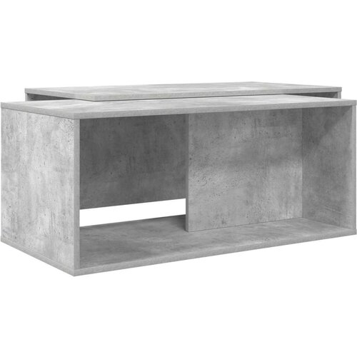  Set stolića za kavu 2 pcs Betonski sivi Konstruirano drvo Slike