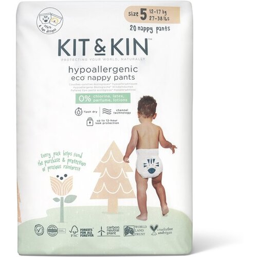 KIT&KIN hlačne plenice junior 54172N, velikost 5 (12-17kg), 20 kos Cene