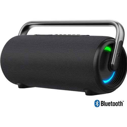Manta zvučnik Bluetooth, 80Wmax, SUPER BASS, vodootp, TWS, LED, baterija, crni, (5902510698409) Slike