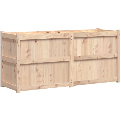  Vrtna sadilica 150 x 50 x 70 cm od masivne borovine Slike