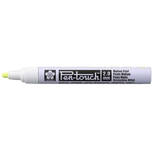  Sakura Pen-touch Marker medium | fluorescent yellow Cene