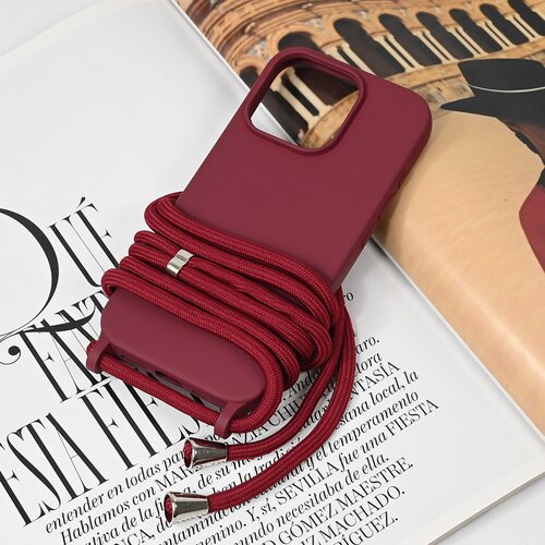 Teracell maska za iPhone 16 Pro 6.3 Crossbody bordo Slike