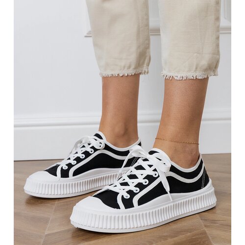 Gemre Black women&amp;#039;s platform sneakers Salis Slike