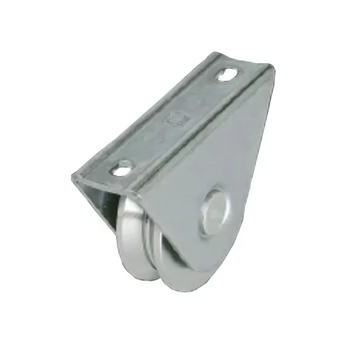  Kolesce z nosilcem za drsna vrata (Ø: 58 mm, "V" profil)