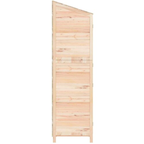 VidaXL Vrtno spremi&amp;scaron;te 102 x 52 x 174,5 cm od masivne jelovine Slike