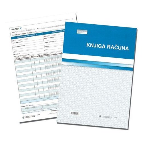 NARODNE NOVINE-UT IX-409 KNJIGA RAČUNA ZA FISKALIZACIJU A4; Blok 3 x 50 listova, 21 x 29,7 cm Slike