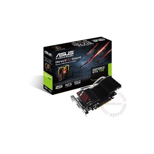 Asus nVidia GeForce GTX 750 1GB 128bit GTX750-DCSL-2GD5 grafička kartica Slike