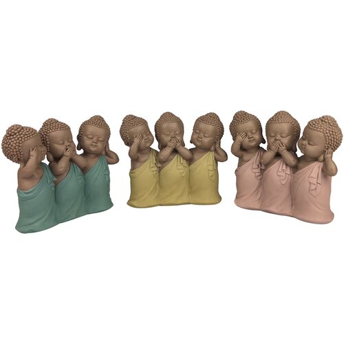 Signes Grimalt Linda Buddha Set 3 Jedinice Multicolour Slike