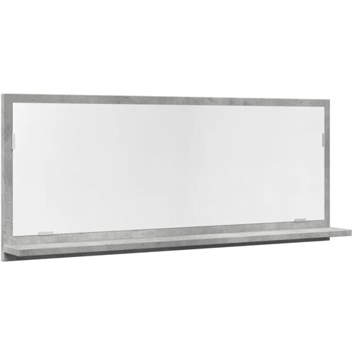 Maison Chic Kopalniška omarica - Kopalniški kabinet z ogledalom betonsko siva 90x11x37 cm les, (21794506) Cene