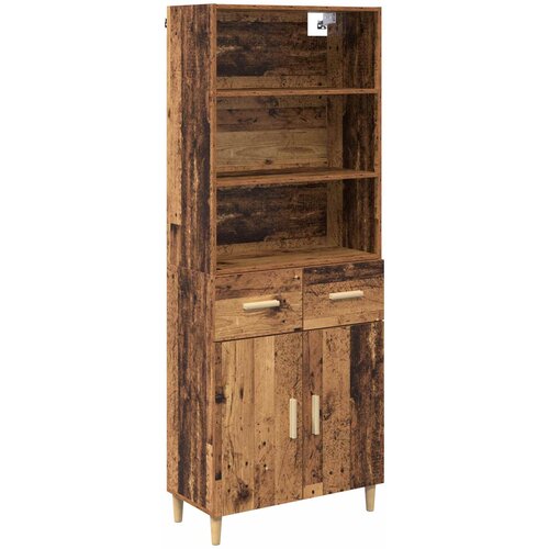  Highboard Staro drvo 69,5 x 32,5 x 180 cm Konstruirano drvo Slike