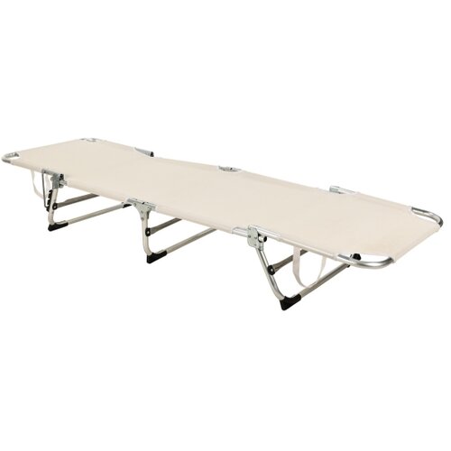  Sklopiva podesiva ležaljka SUNO 56x190 cm krem Slike