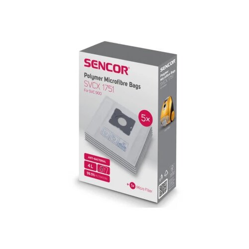 Sencor SVCX 1751 (5pcs) Kese za usisivač SVC 900 Slike