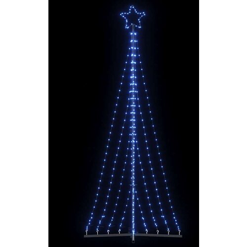 vidaXL LED božićno drvce 447 LED dioda plavo 249 cm Cijene