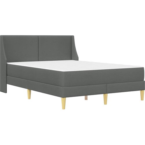  Okvir kreveta s madracem Tamnosiva 140 x 200 cm Poliester Slike
