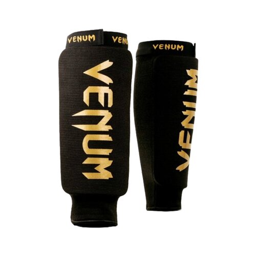 Venum Kontact Shin Guards, without foot, Black/Gold - XS, (21587004) Cene