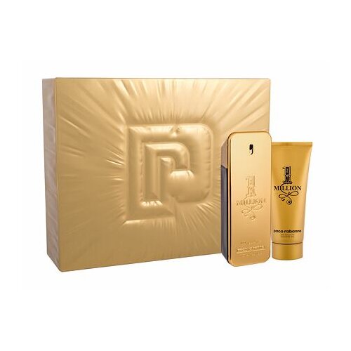 Paco Rabanne 1 Million darilni set toaletna voda 100 ml + gel za prhanje 100 ml za mo&amp;scaron;ke Slike
