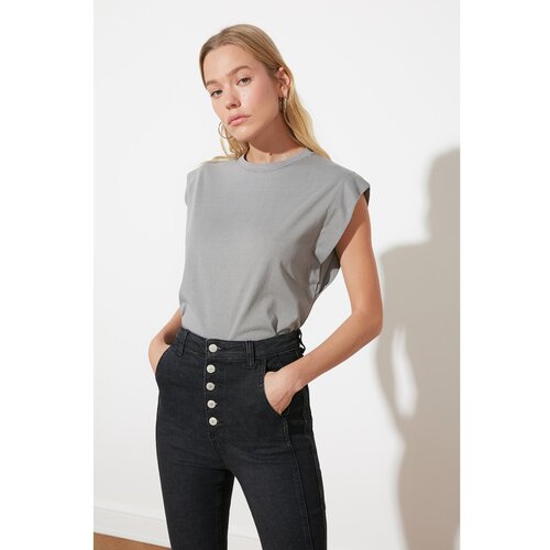 Trendyol Ženska majica Basic Bijela Slike