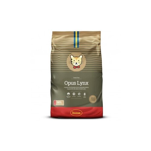 Husse Opus Lynx Suva hrana za mačke, Piletina i krompir, 2kg Slike