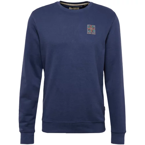 Blend Sweater majica bež / noćno plava / smeđa / crvena