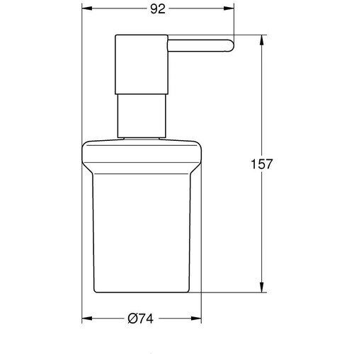 Grohe 40394DL1 Essentials milnik za tekoče milo Cene