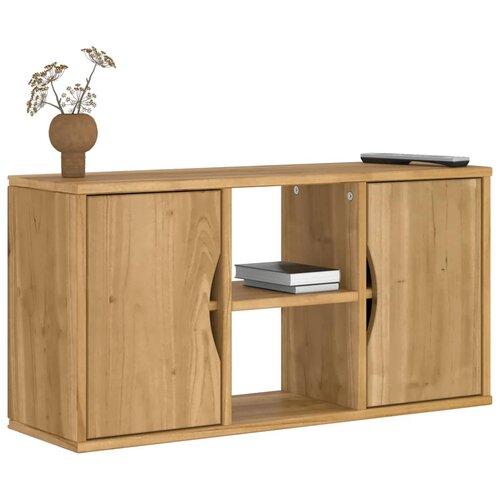 vidaXL TV omarica "ODDA" 79x24x40 cm Masivni les, bor Cene