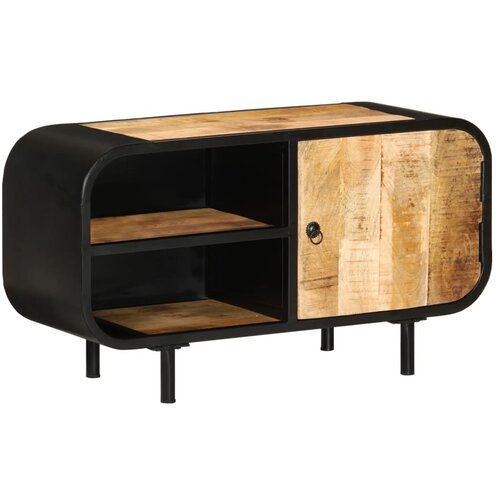 Furnova TV omarica 90x30x48 cm robusten mangov les, (21923122) Slike