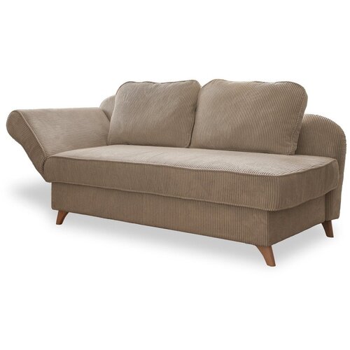 Miuform Smeđe-siva ležaljka od samta (s lijevim kutom) Chic Charlotte – Cijene