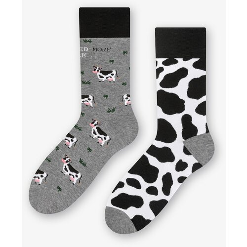 More Milk 078-A040 Melange Gray socks Slike