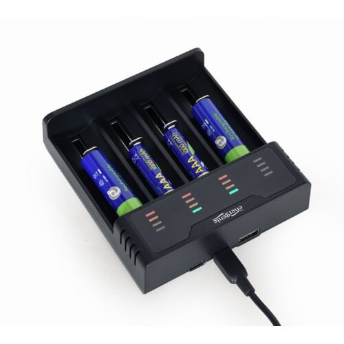 Gembird USB punjač za AA/AAA/18650 baterije BC-USB-02 Cijene