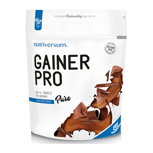 NUTRIVERSUM gainer pro (sa kreatinom) - 5000 g vanila Slike