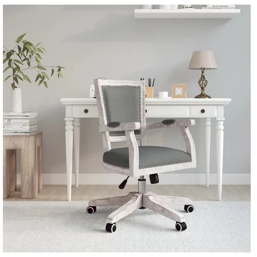  Vrtljiv pisarniški stol temno sivo blago