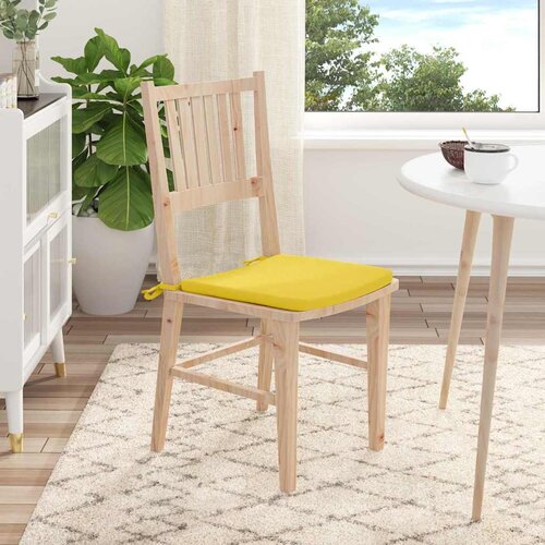  Jastučići za sjedenje 4 pcs Svijetlo žuta 40 x 40 x 3 cm Slike
