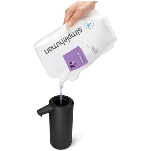 Simplehuman Črn jeklen avtomatski dozirnik za milo 266 ml &amp;ndash; Slike