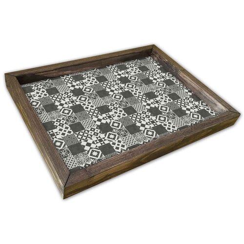 Hanah home poslužavnik AT-008, 30x40cm, &amp;scaron;areni Slike