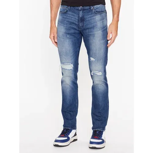 Hugo Jeans hlače 50499046 Modra Slim Fit