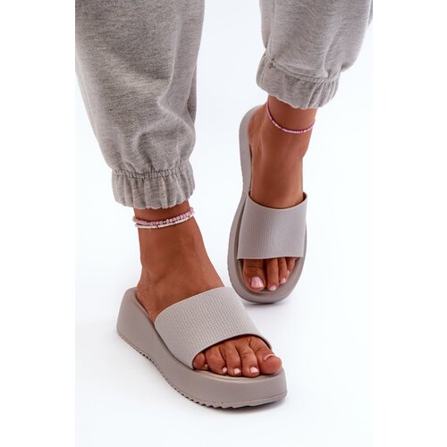 Kesi Women&amp;#039;s platform slippers and wedge grey vimarils Slike