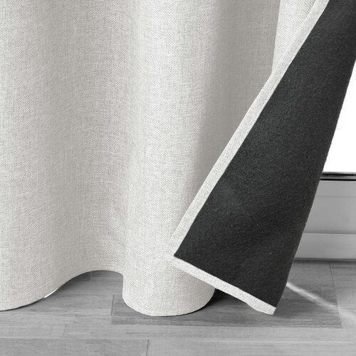 Douceur d int&amp;eacute;rieur Krem zavjesa sa zvučnom izolacijom 140x260 cm Jupiter &amp;ndash; Slike