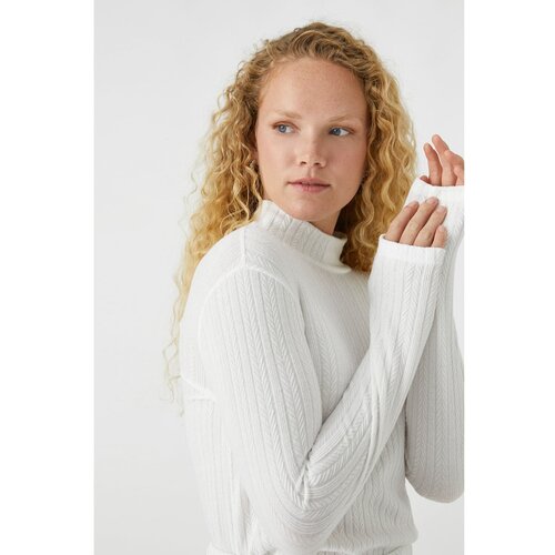 Koton Women&amp;#039;s White T-Shirt Slike