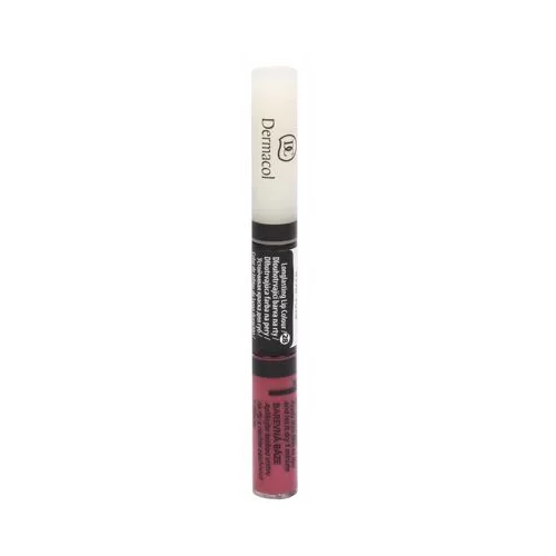 Dermacol 16H lip colour dvofazna šminka in sijaj za ustnice 2v1 4,8 g odtenek 28 za ženske